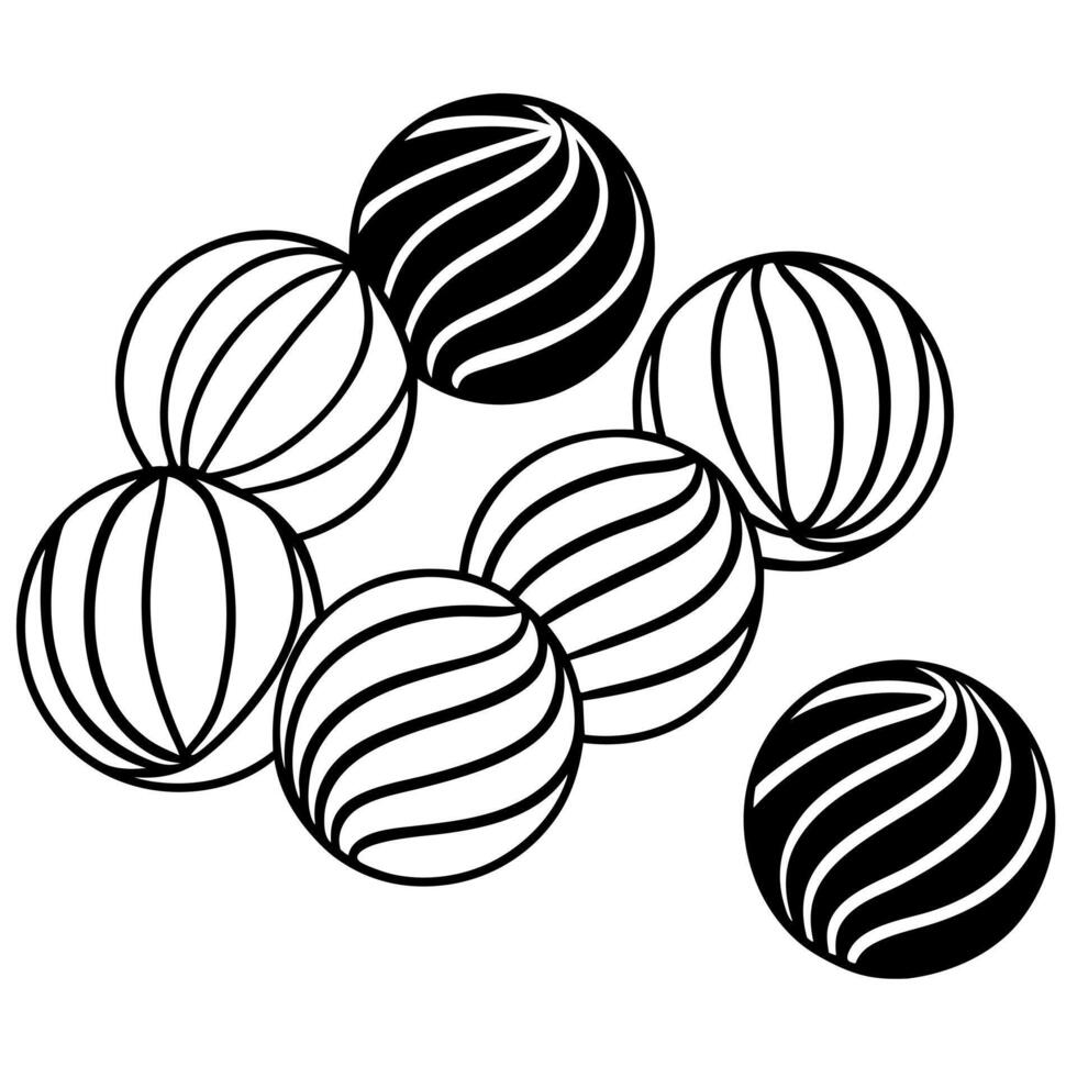 different chocolate balls are isolated on a white background minimal candy food conceptcreative vector