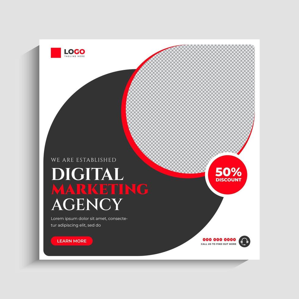 Marketing Social Media Post and Banner Template vector