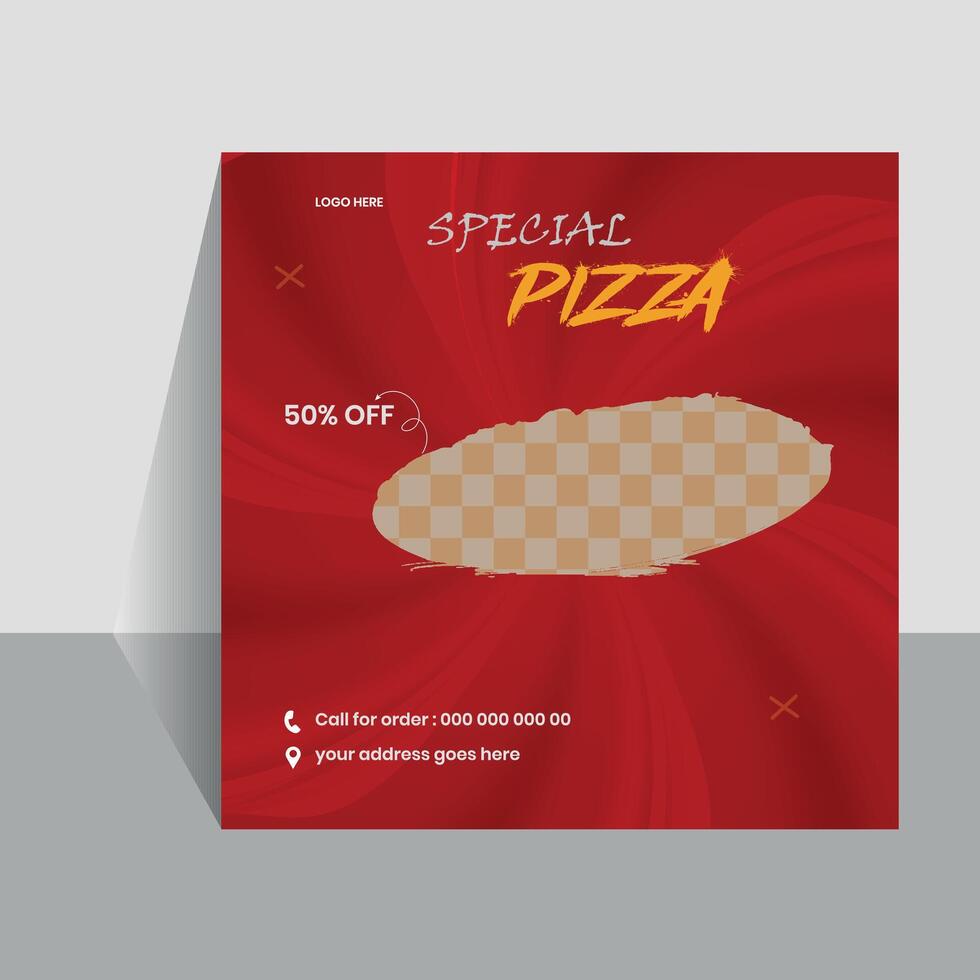 New social media post design. vector