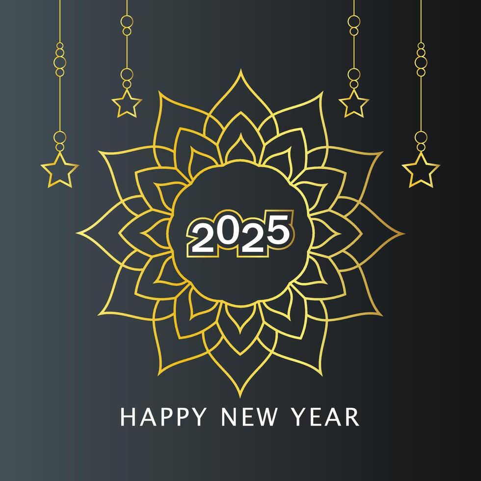 2025 New Year Eve Countdown vector
