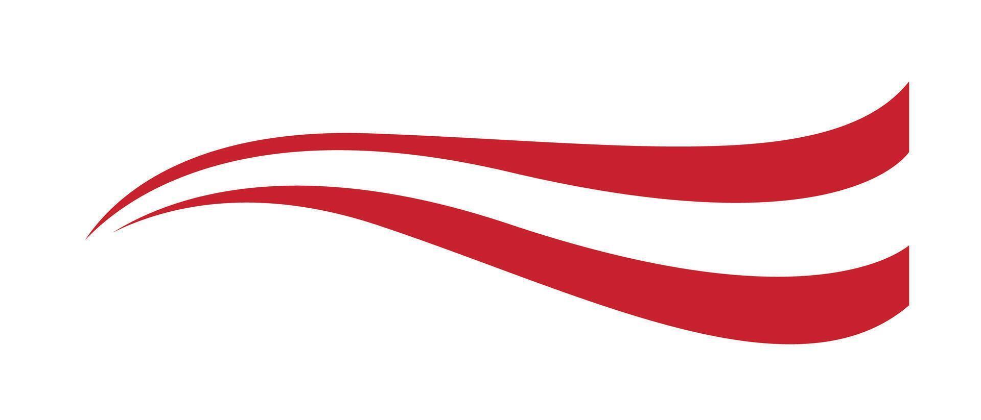 Austrian wavy flag curvy design illustration vector
