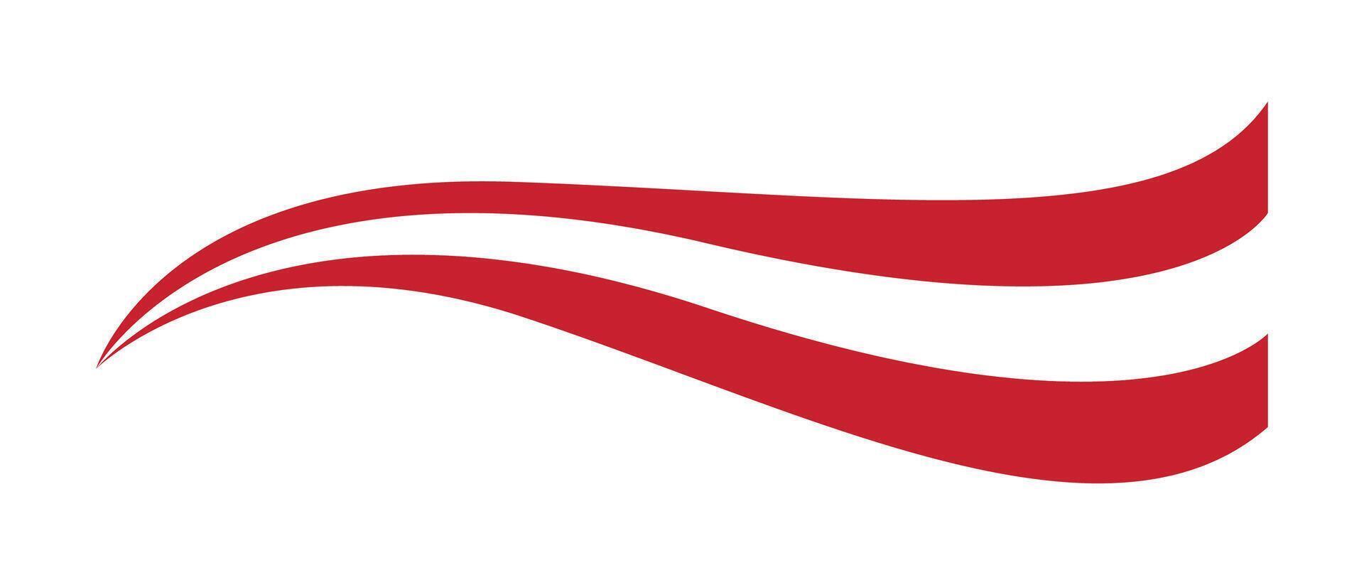 Austria wavy flag vector