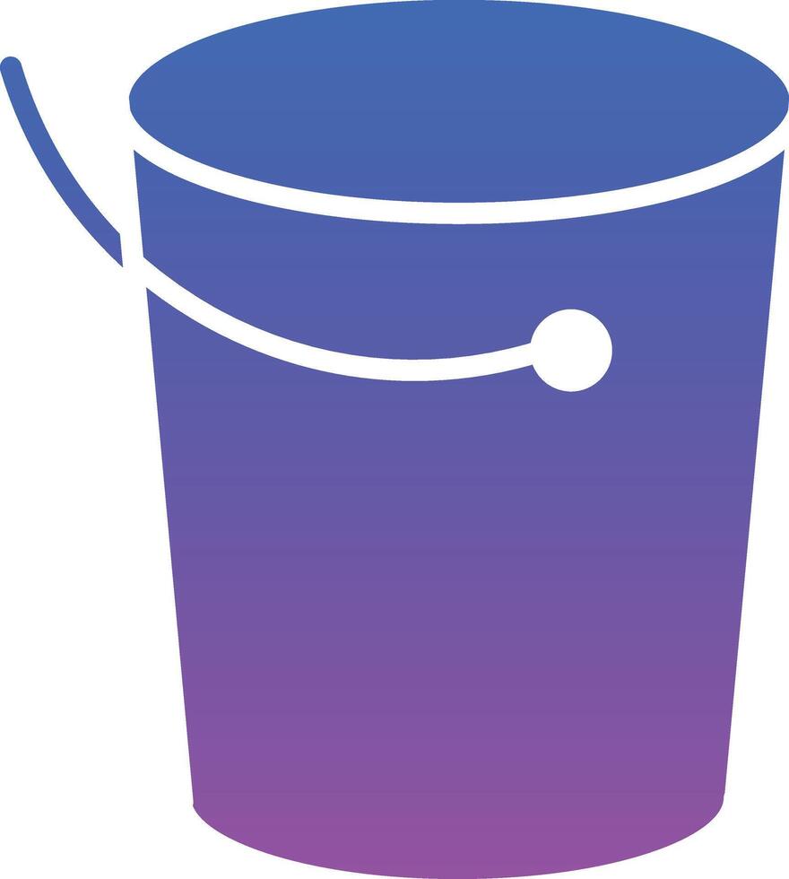Bucket Illustration Icon vector
