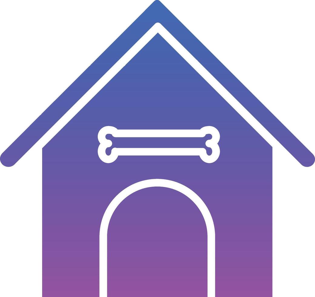 Pet House Illustration Icon vector