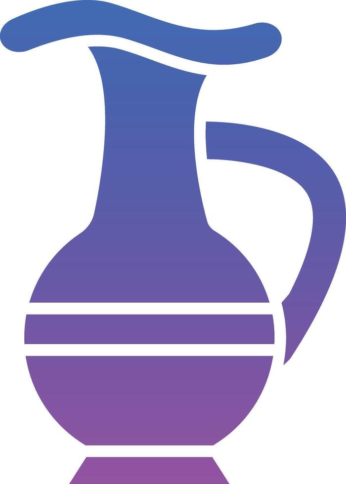 Pitcher Illustration Icon vector