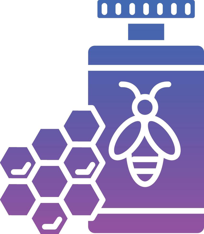 Honey Illustration Icon vector