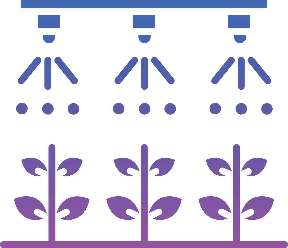 Irrigation Illustration Icon vector