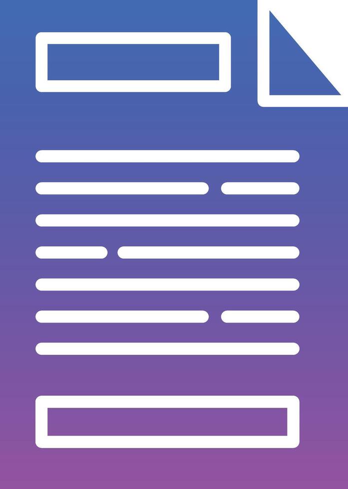 Paper Illustration Icon vector