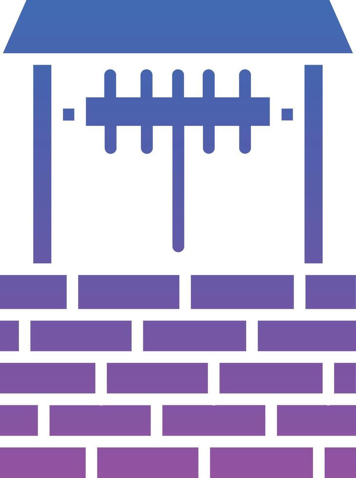 Well Illustration Icon vector