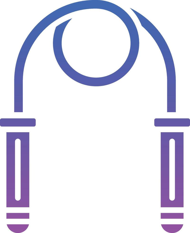 Skipping Rope Illustration Icon vector