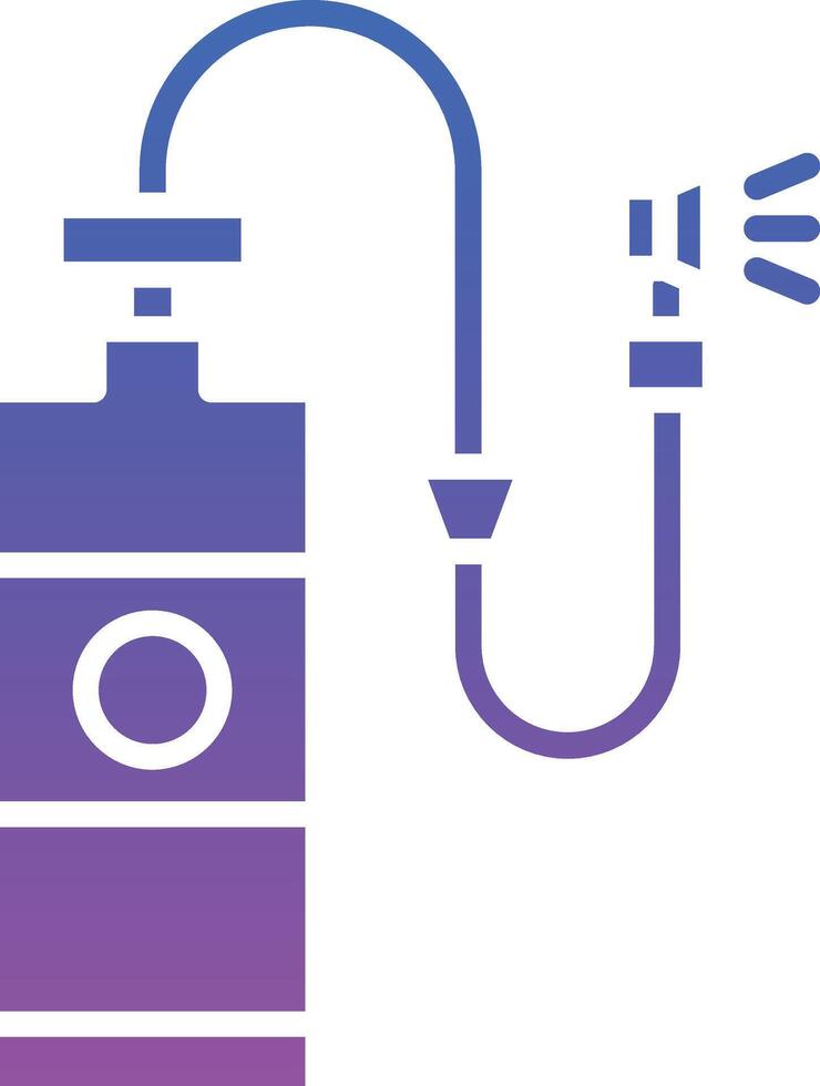 Sprayer Illustration Icon vector