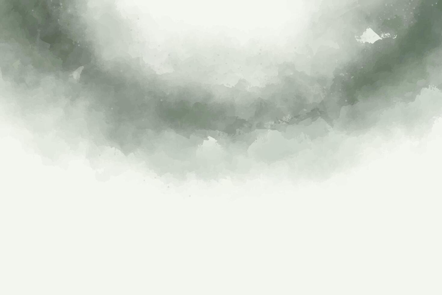 Abstract green watercolor background. Neutral light green watercolor textured backdrop with space for text. Texture for presentations, posters, ads banner, social media, cover design. vector