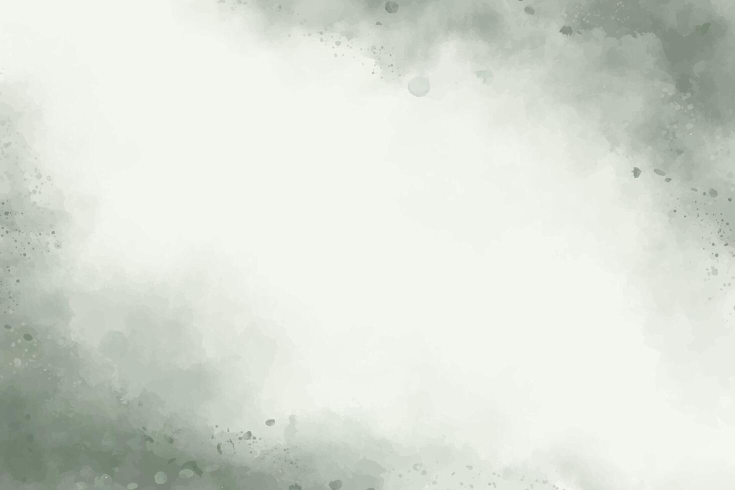 Pastel Green Watercolor Background. Neutral light green watercolor textured backdrop with space for text. vector