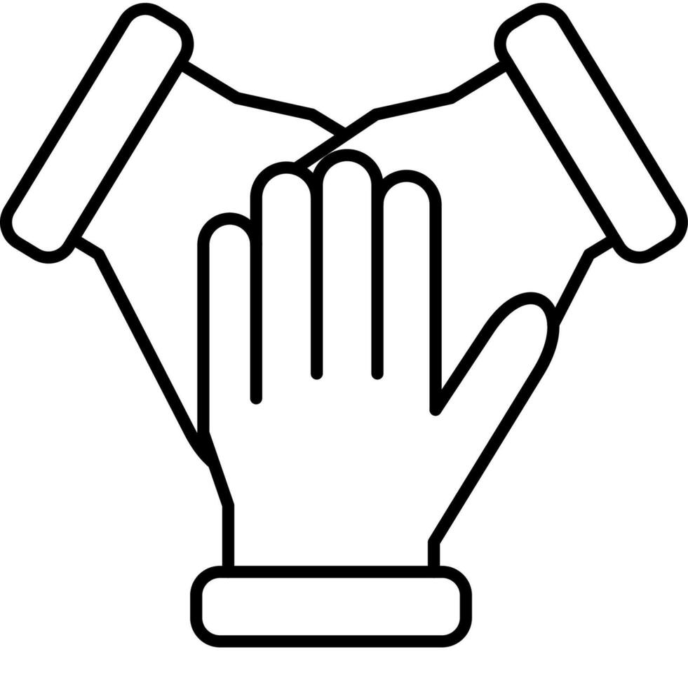 Colaboration Bussines team icon vector