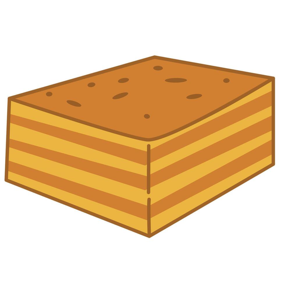 Kue Lapis, Indonesian Traditional Food vector