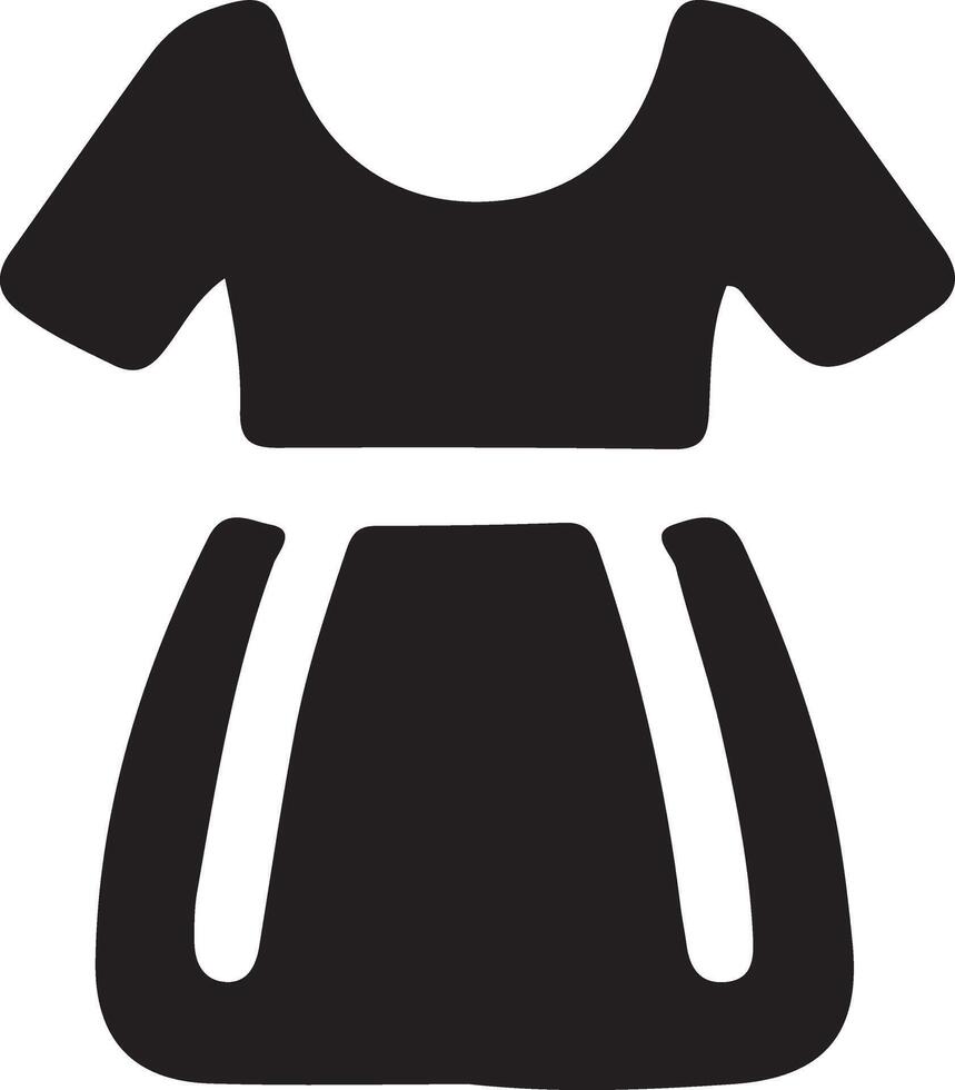 High Quality Woman Dress Silhouette for Commercial Use vector
