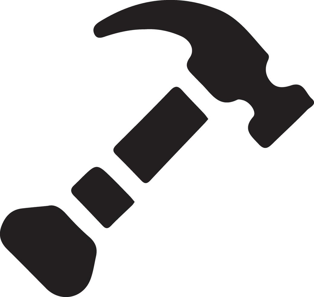 Versatile Hammer Silhouettes for Logos and Artwork vector
