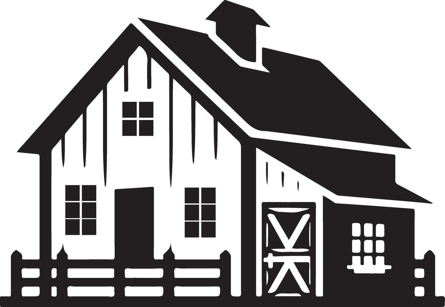Modern Farmhouse Icon Art Collection vector
