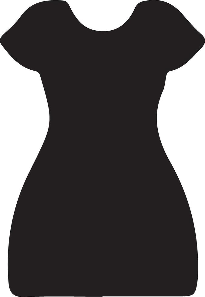 Stunning Woman Dress Silhouette for Print Media Projects vector