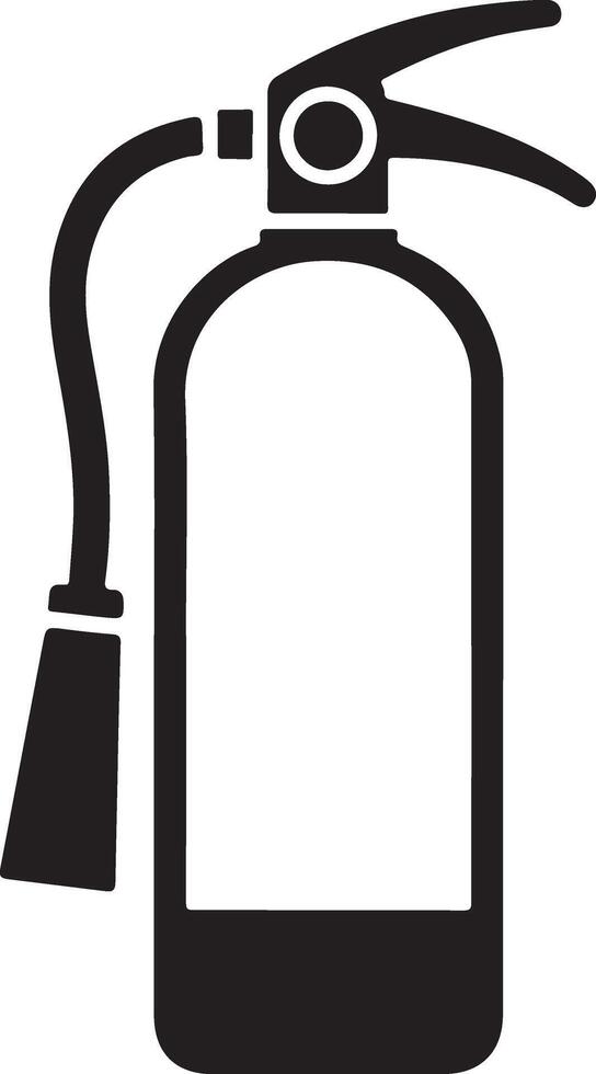 Fire Extinguisher Silhouette Artwork for Download vector