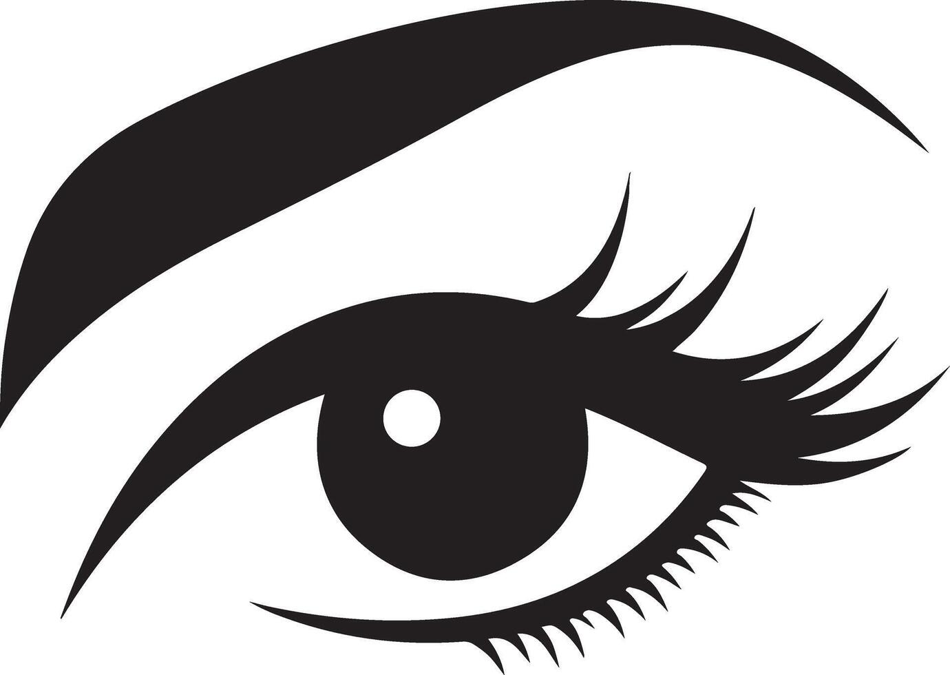 High Quality Female Eyes Look Image Details vector