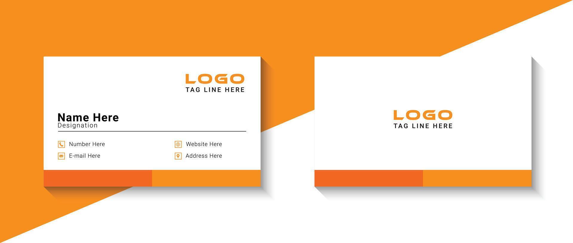 Business Card Design, Creative Design vector