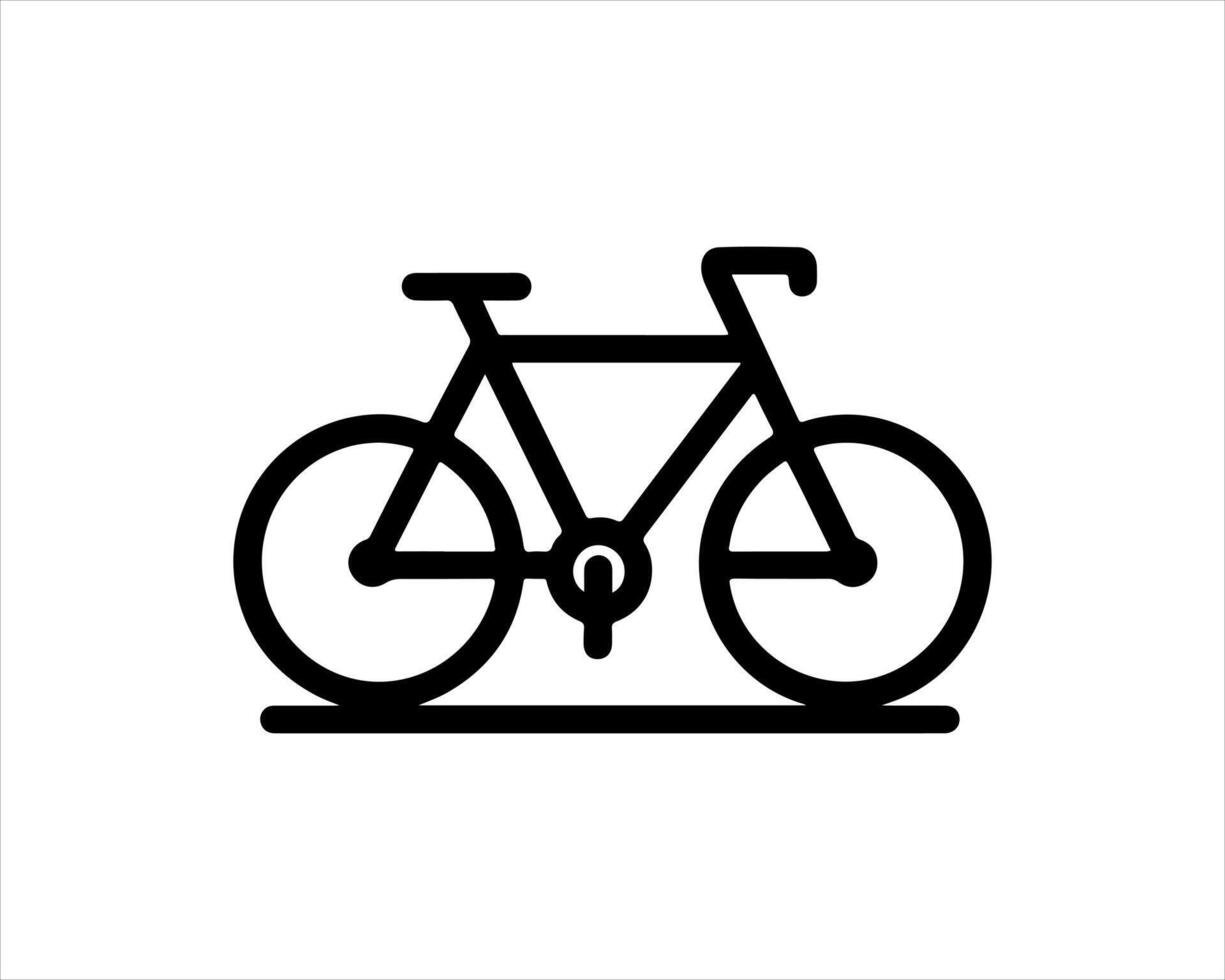 Bicycle icon illustration isolated on white background vector