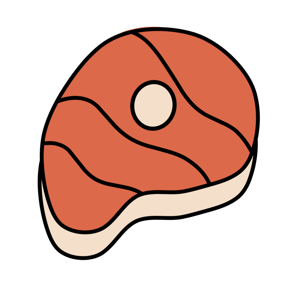 Fresh meat slice for steak png