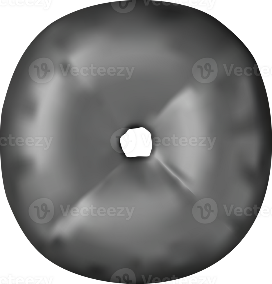 3d black alphabet balloon single letter O png