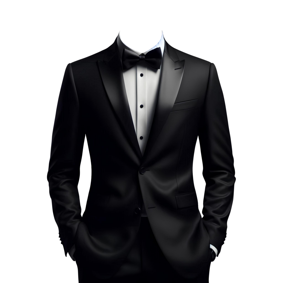 Elegance Without Identity A Tuxedo Portrait png