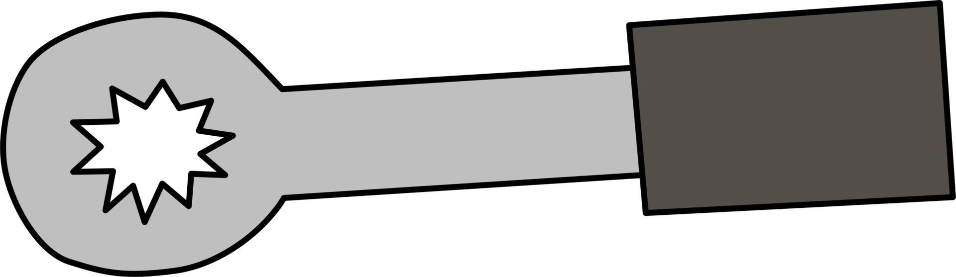 Hammer wrench with handle png