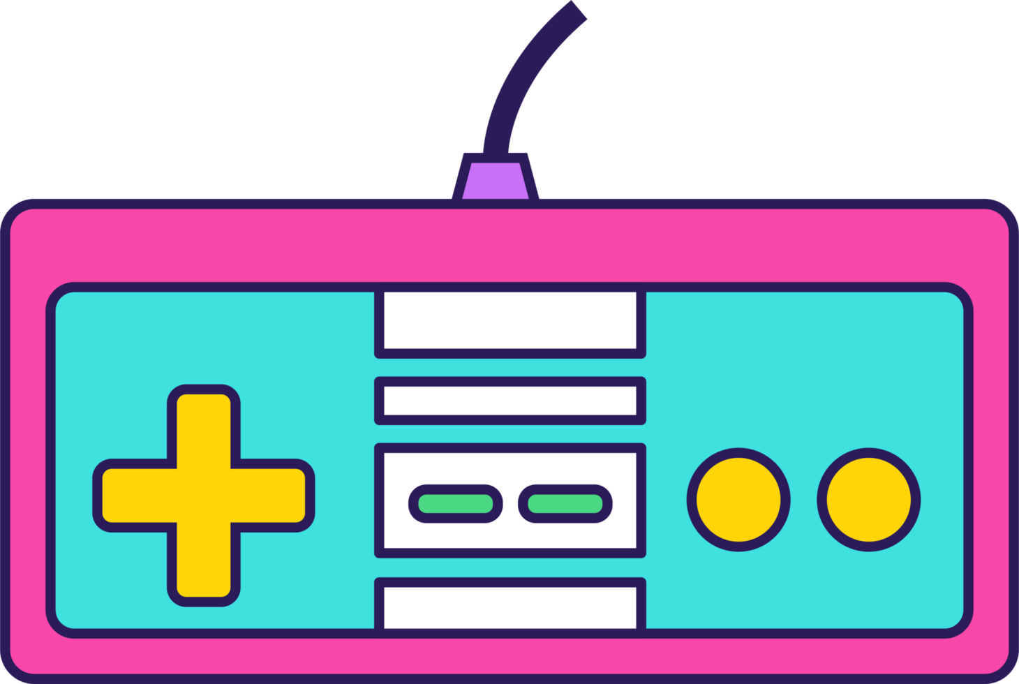 a videogame controller icon on a transparent background png