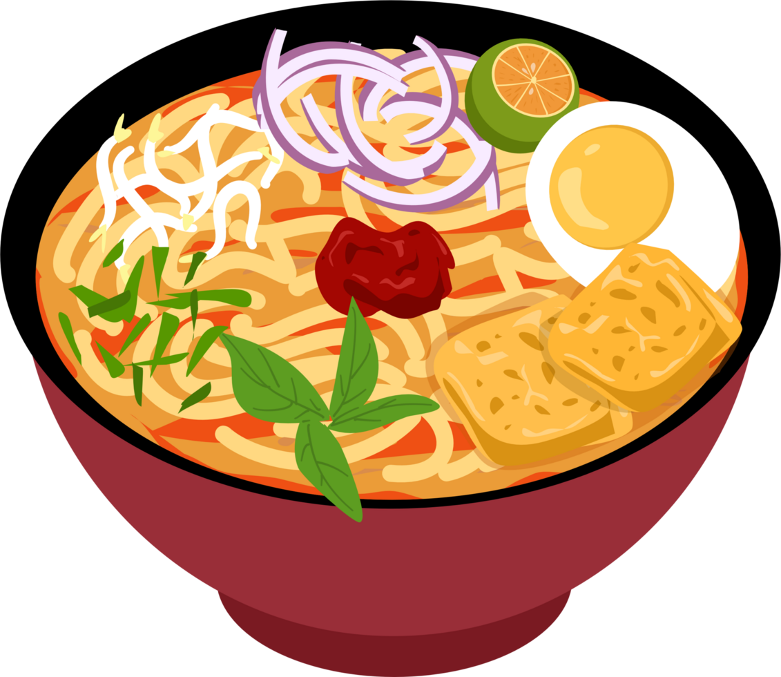 Curry mee Illustration png