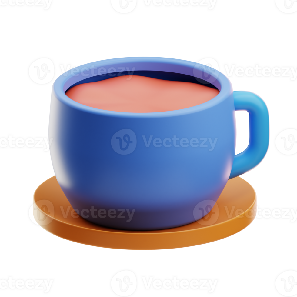 Hot Drink Winter object illustration 3D png