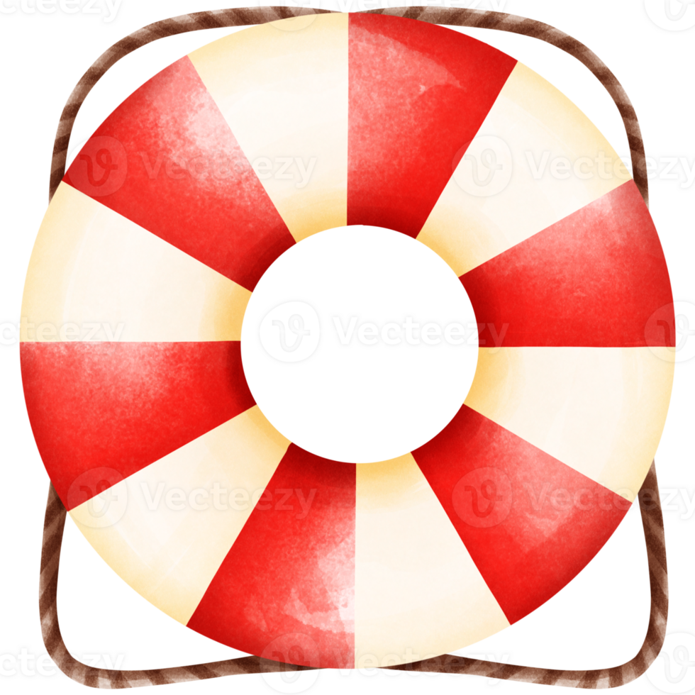 Red swimming ring png
