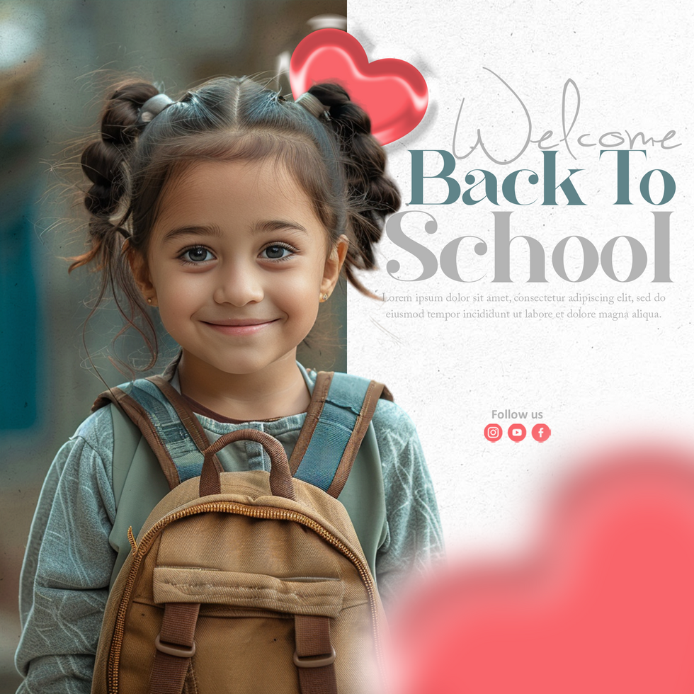 Admissions Flyer Cute Kids School Admissions Template psd