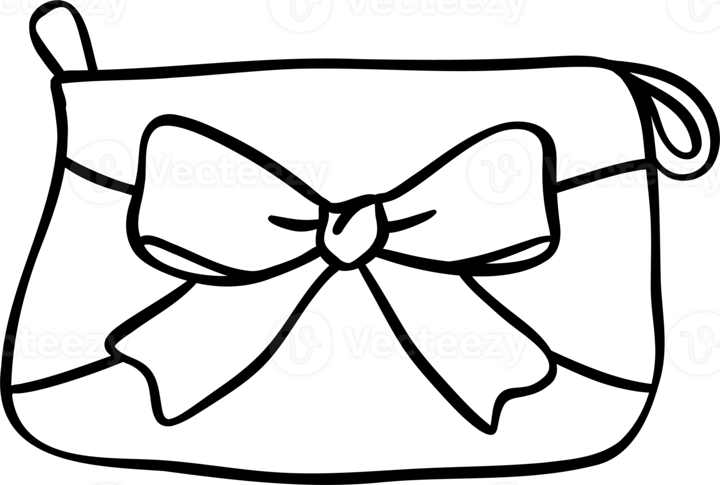 Girly things outline Purse Pouch Coquette stuff png