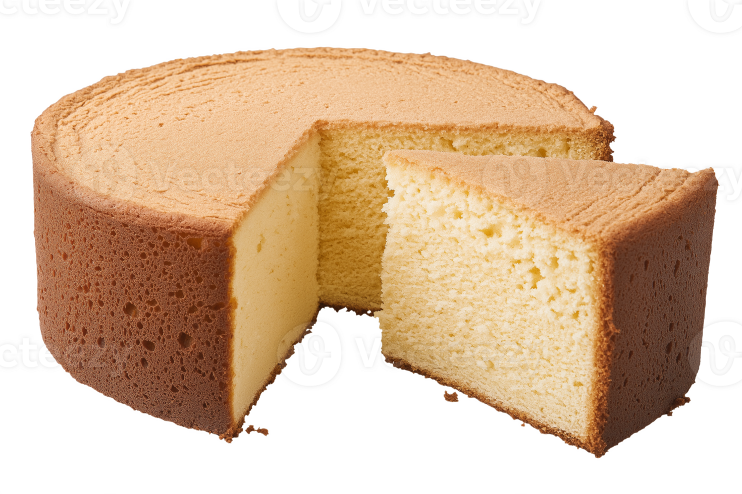 A slice of cake is cut in half png