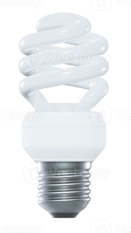 Light bulb. Energy saving. Isolated on transparent background png