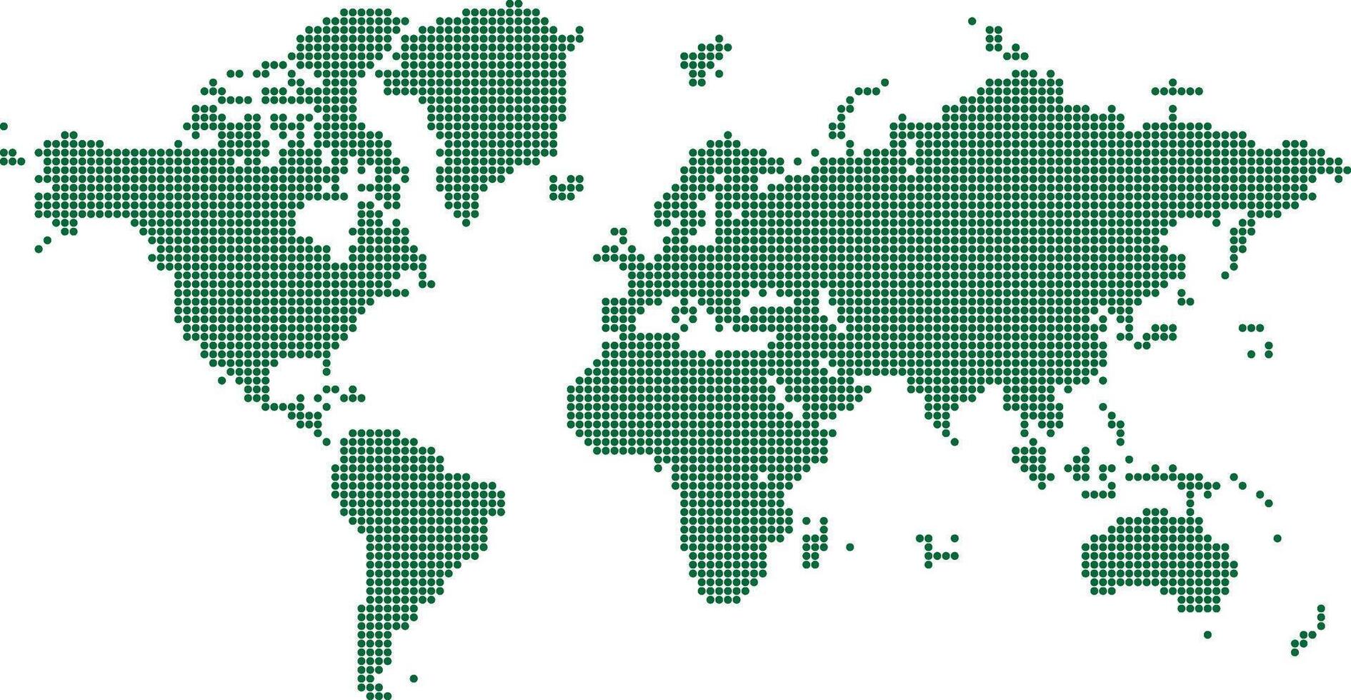 Abstract Dotted World Map Illustration Just Realistic Dotted Atlas Design vector