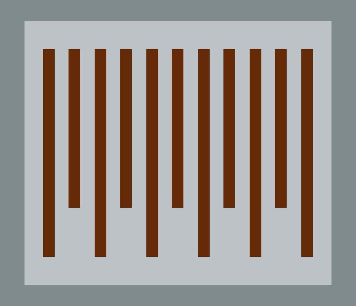 A barcode symbol on a gray background vector