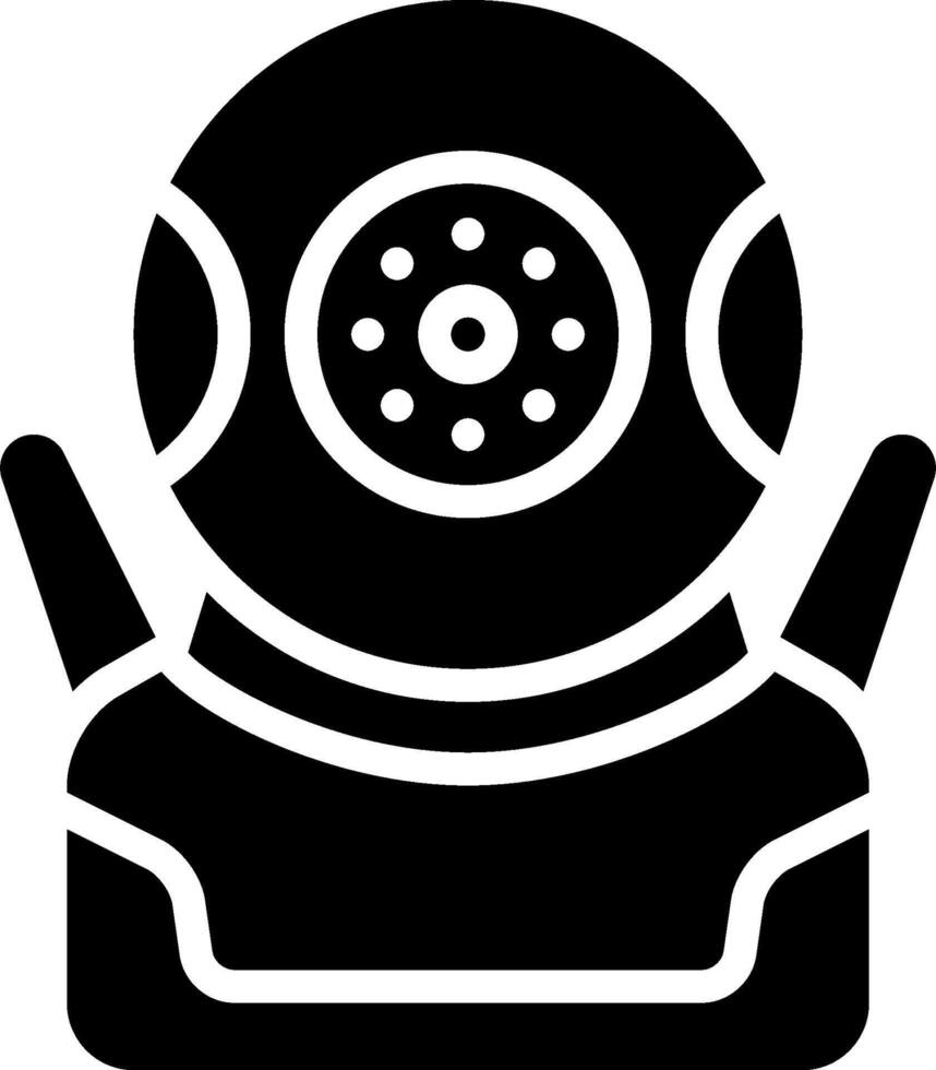 A black and white image of a camera vector