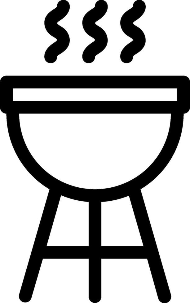 Bbq grill icon vector