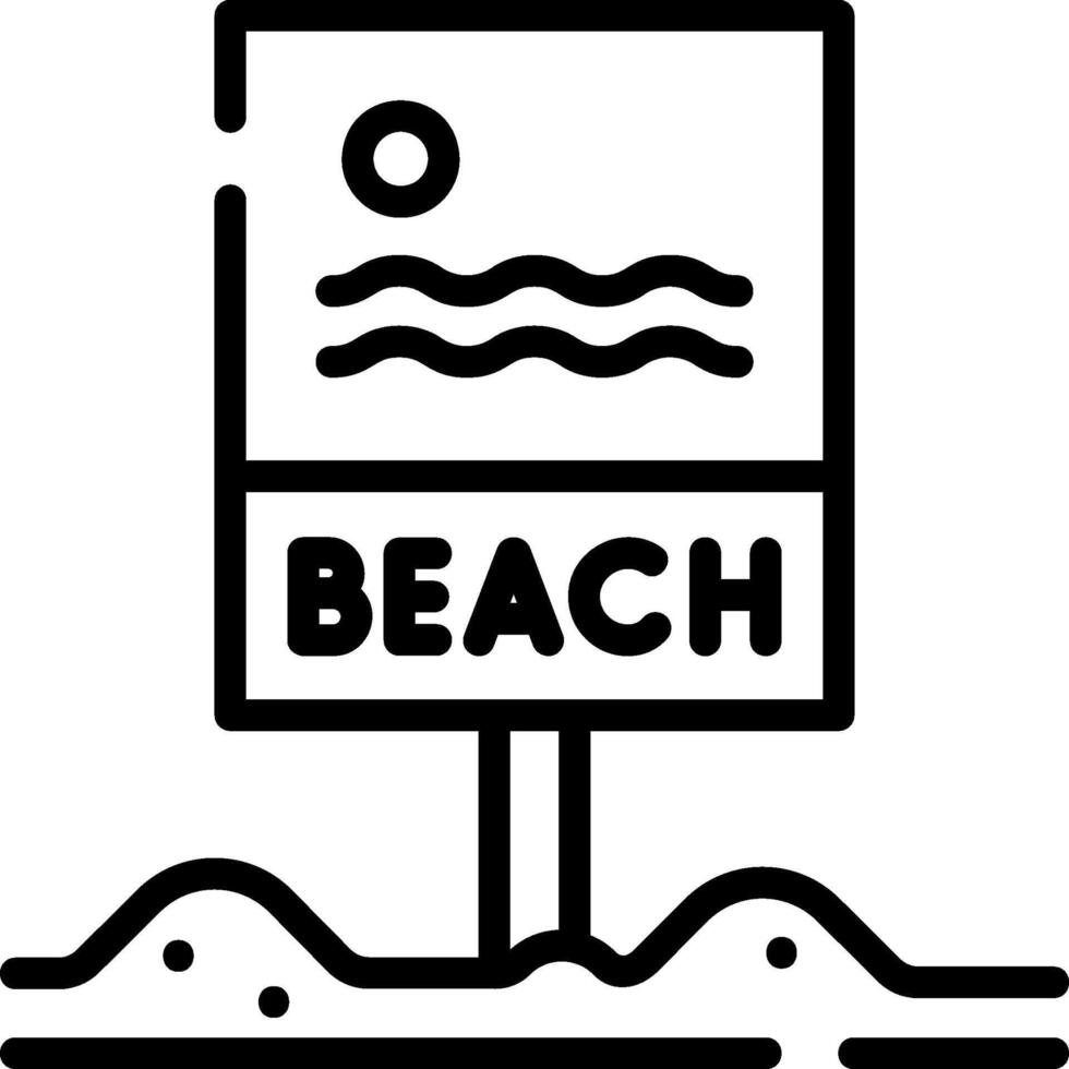 Beach illustration design vector