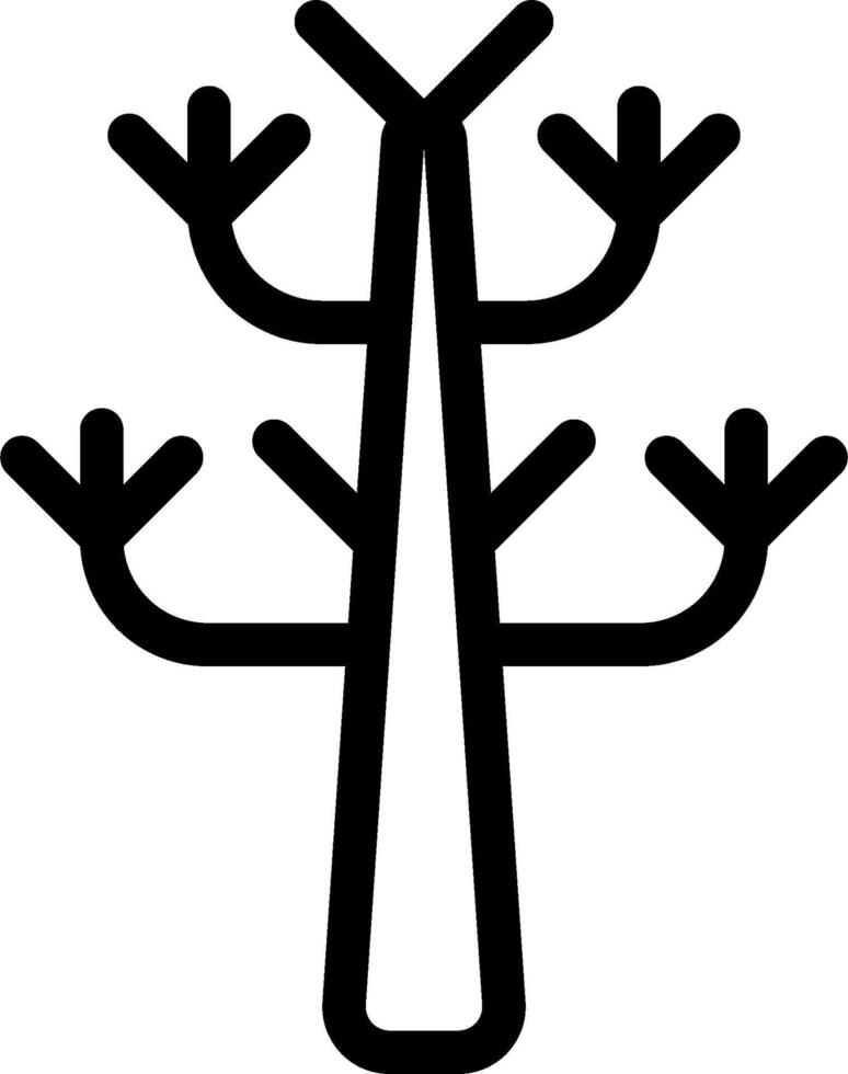A tree with branches and leaves vector
