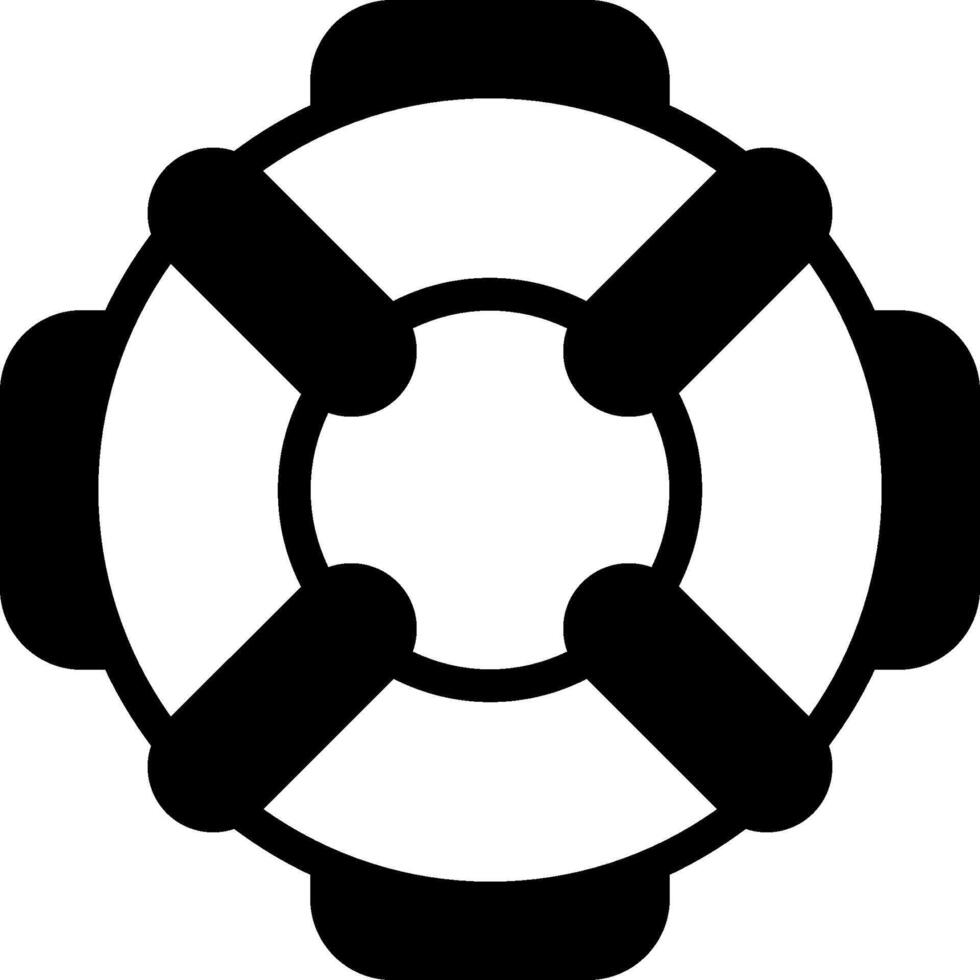 Life preserver icon vector
