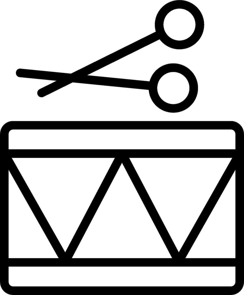 Drum illustration design vector