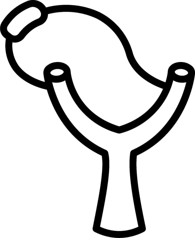 A black and white drawing of a wine glass vector
