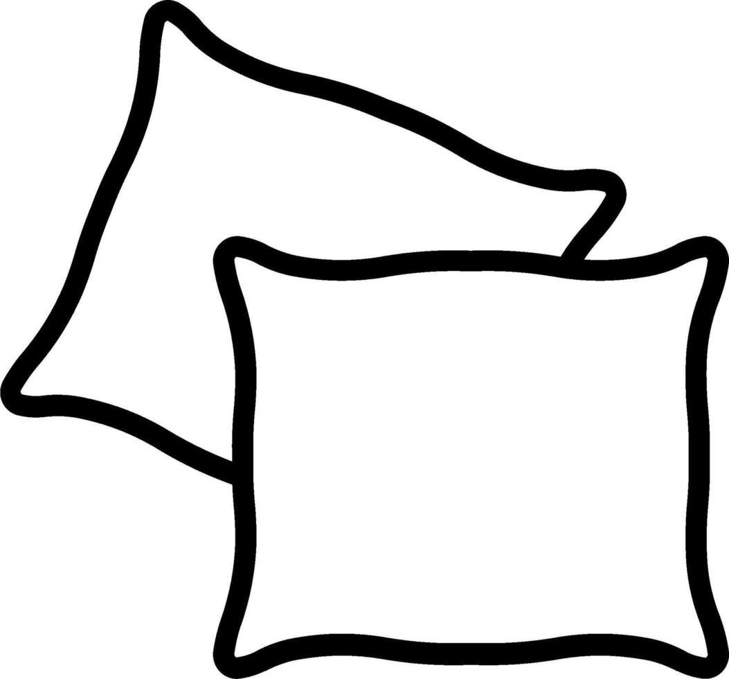 Pillows clip art vector