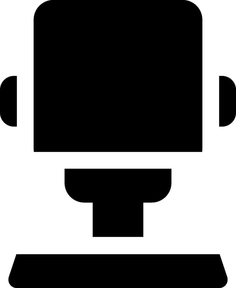A black and white image of a computer monitor vector